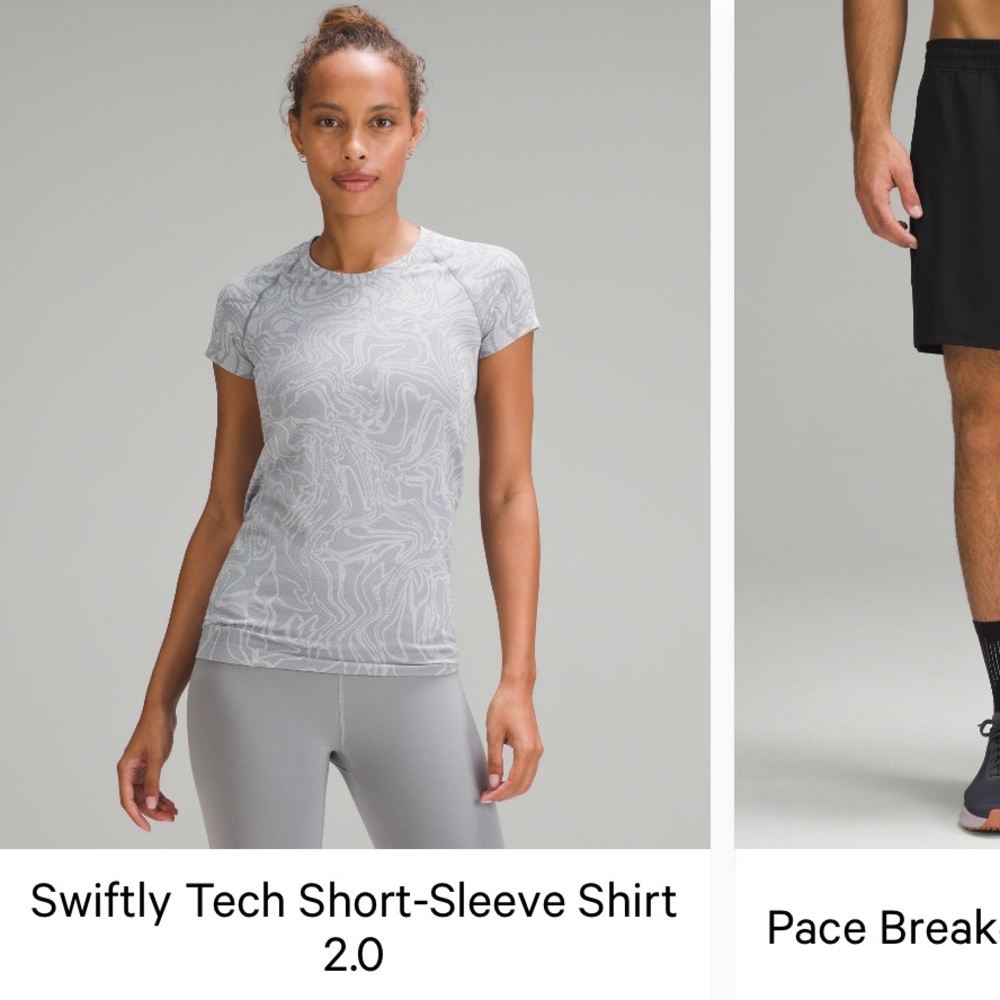 Grey Lululemon Swiftly - image 1